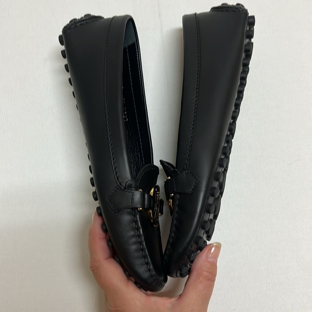 Louis Vuitton black leather driving loafers - Picture 8 of 15
